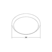Brumberg Leuchten - Mechanisches Zubehör/Ersatzteile für Leuchten Abdeckring 81128690 silber
