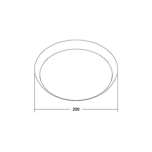 Brumberg Leuchten - Mechanisches Zubehör/Ersatzteile für Leuchten Abdeckring 81128690 silber