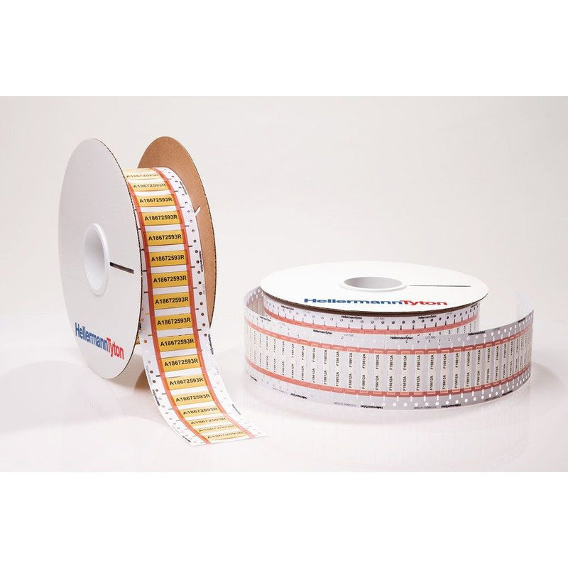 HellermannTyton - Kabelmarkierungssystem Schrumpfschlauchmarkierer 533-65032(1000) gelb50mm1000St. − 1000 Stück