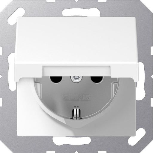 Jung - Abdeckung/Bedienelement für Installationsschalterprogramme Abdeckung A 1520 KLPL WW f.SCHUKO Steckdosen