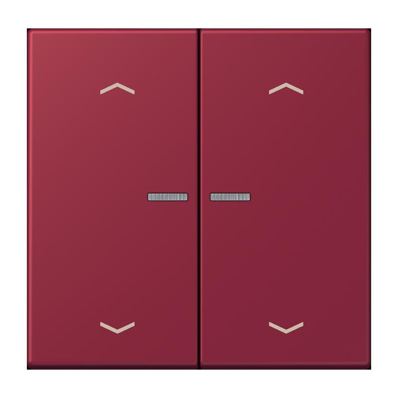 Jung - Abdeckung/Bedienelement für Installationsschalterprogramme Wippe mit Lichtleiter LC 102 KO5P 255 le rubis