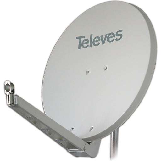 Televes - Satellitenantenne QSD-Line Offset Reflektor S75QSD-W 75x85cm Ral9002