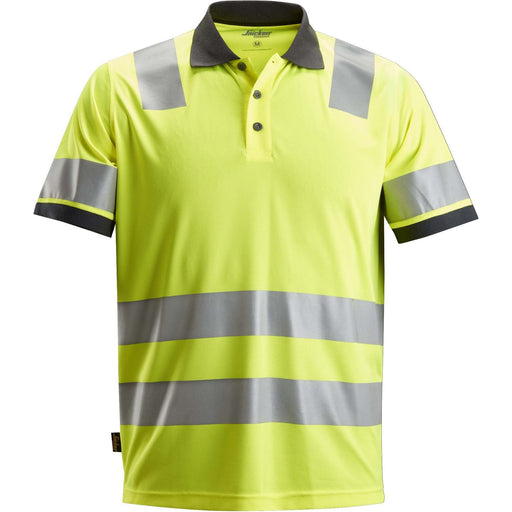 Snickers Workwear - Poloshirt AW HV Poloshirt, Klasse 2 27306600006 Gr.L signalgelb