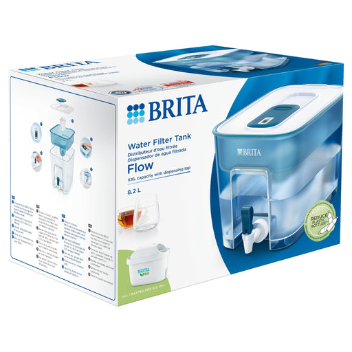 Brita - Wasserfilter Wasserfilter-Station Flow ws-petrol inkl. 1MAXTRA+ − 2 Stück