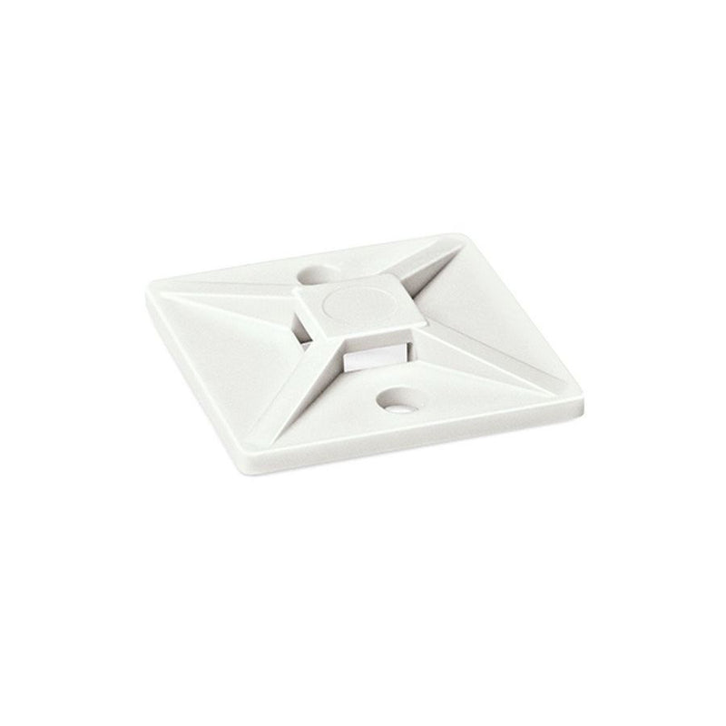 HellermannTyton - Befestigungssockel und -element für Kabelbinder Befestigungssockel MB2AM PA66 BK 500 13x13mm − 500 Stück