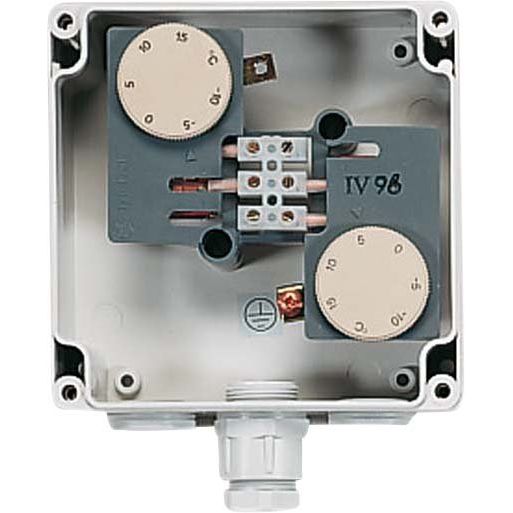 Etherma - Frostschutzthermostat (Luft) Doppelthermostat ET-3102 16A, IP65