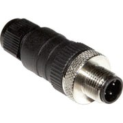 Sick - Rundsteckverbinder, feldkonfektionierbar (Industriesteckverbinder) Leitungsstecker M12 STE-1204-G gerade,4p.,IP67
