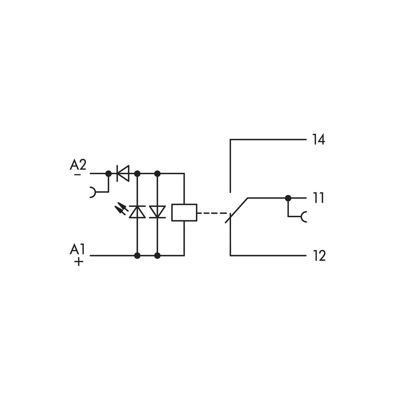 WAGO - Schaltrelais Relaismodul 859-312 DC 5 V,1 Wechsler