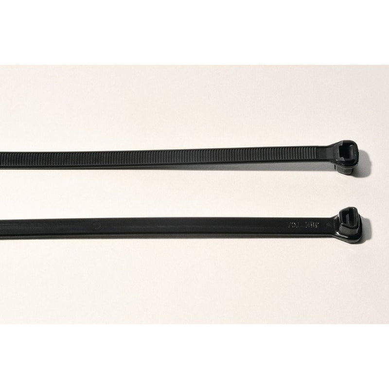 HellermannTyton - Kabelbinder X120RPA66HIRHSBK 200 369x7,7mm, schwarz − 200 Stück