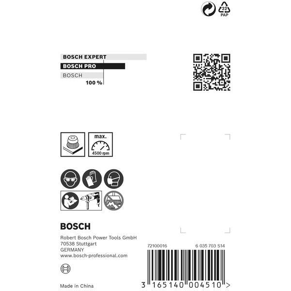 Bosch - Rotierende Drahtbürste PRO Metal clean 1609200270 Topfbürste