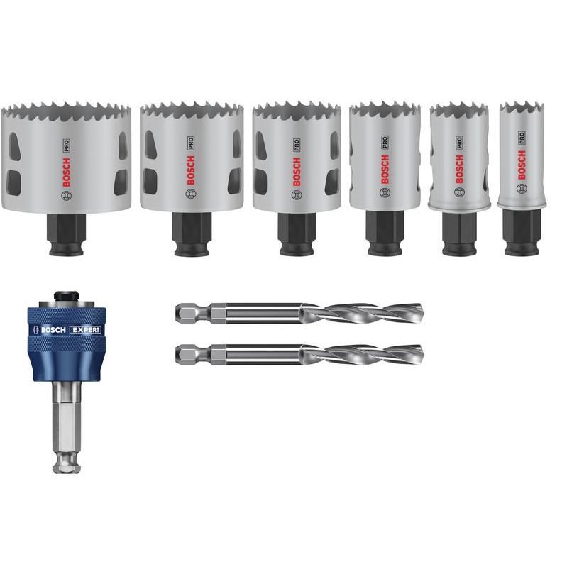 Bosch - Werkzeugset PRO Multi Material PC Plus 2608594429VE(9) Lochsägen-Set 20-65