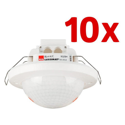 BEG Brück Electronic - Bewegungsmelder/Präsenzmelder komplett Bewegungsmelder-Set VE10 10 x BL4-K-DE (VE10) Korridore