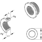 HKL - Erweiterungs-/Reduzierring Reduzierring 1893/2116 − 50 Stück