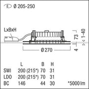 Zumtobel Group - Downlight/Strahler/Flutlicht LED-Downlight PANOS R #62927761 940