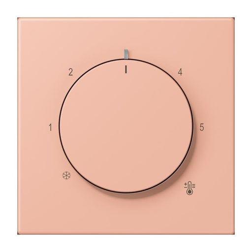 Jung - Abdeckung/Bedienelement für Installationsschalterprogramme Abdeckung für Thermostat LC 1749 BF 231 rose clair (32102)