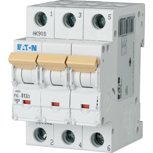 Eaton - Leitungsschutzschalter LS-Schalter m.Beschrift. PXL-B13/3 B 13A, 3p
