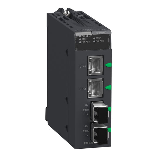 Schneider Electric - SPS-Kommunikations-Modul Fiber Converter BMXNRP0201C SM/LC 2CH 100MB CC