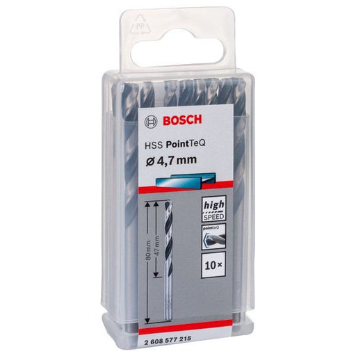 Bosch - Bohrer Metallspiralbohrer HSS 2608577215 PointTeQ DIN 338 4,7