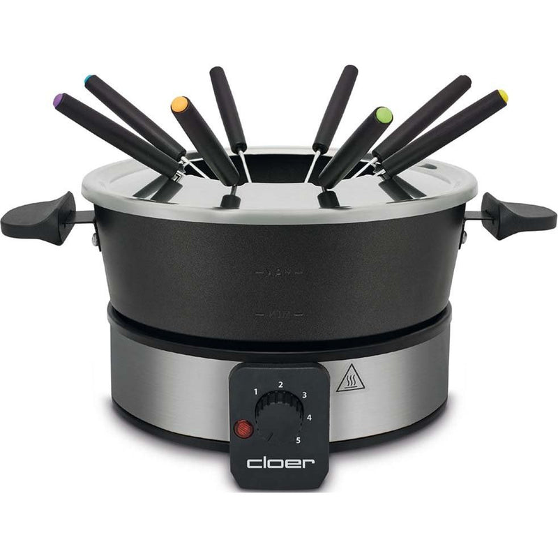 Cloer - Fondue/Wok Fondue 6679 eds/sw Elektro − 4 Stück