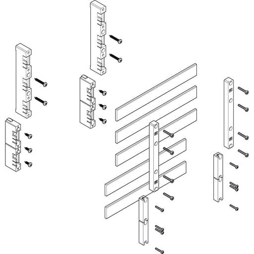 ABN - Verteilerfeld für Installationsverteiler Sammelschienen-Modul MFSC13645 flach 1FB/3RE