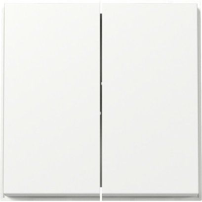 Gira - Abdeckung/Bedienelement für Installationsschalterprogramme Wippe 2f 329566 (WG UP) Reinweiß