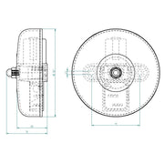 Grothe - Signalwecker Groß-Läutewerk LTW 168 GR 24V DC