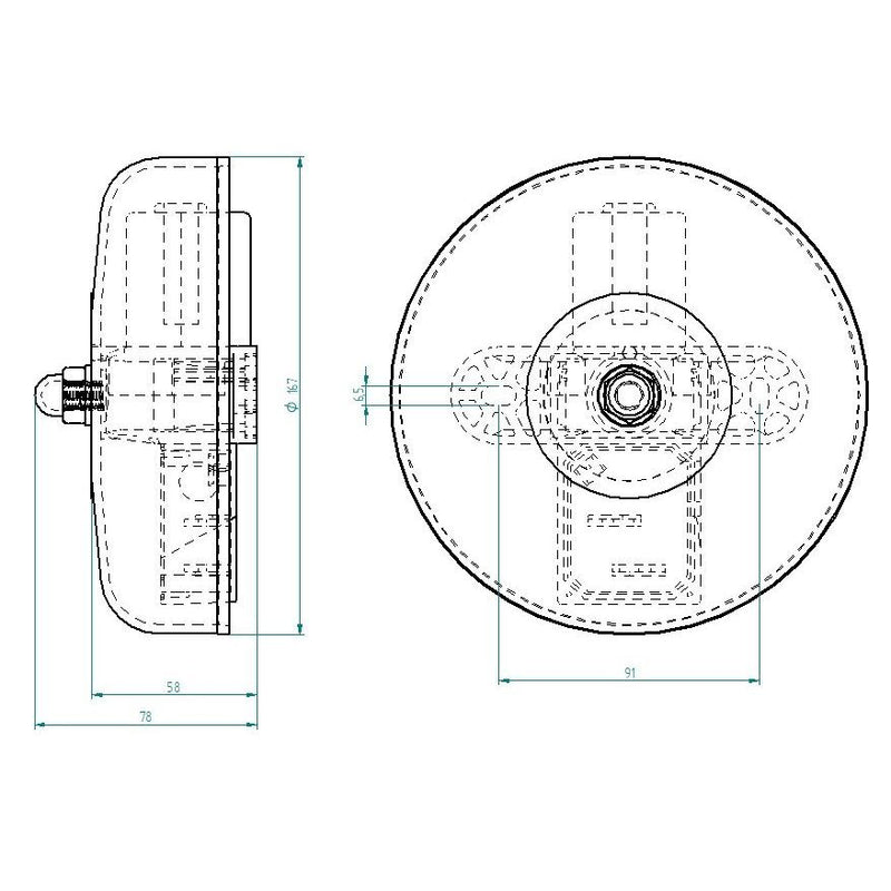 Grothe - Signalwecker Groß-Läutewerk LTW 168 GR 24V DC