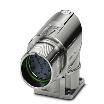 Phoenix Contact - Rundsteckverbinder, Einbau (ohne Leitung) Gerätesteckverbinder M23-12S1N8AA600S Vorderwand