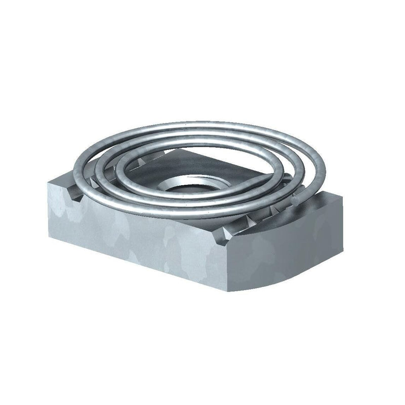 OBO Bettermann - Gleitmutter mit Feder MS41SNF M12 F M12, für Profilsch. − 50 Stück