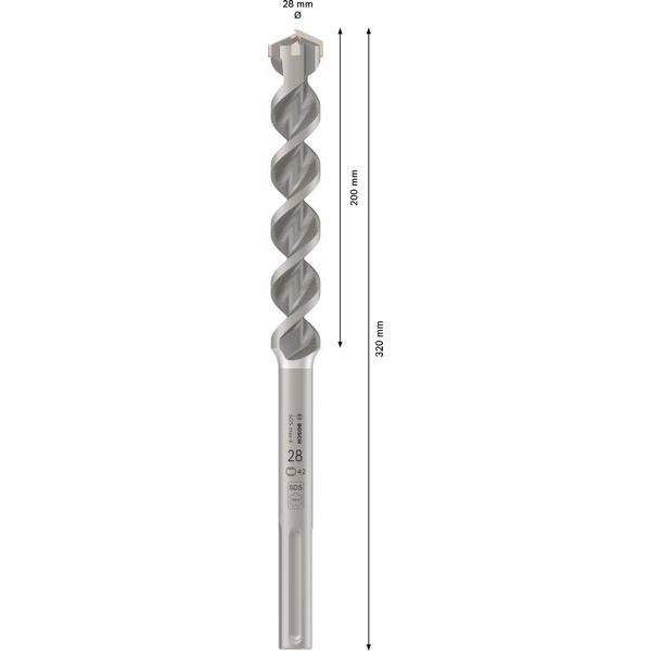 Bosch - Bohrer PRO SDS max-4 2608685870 Hammerbohrer 28 x