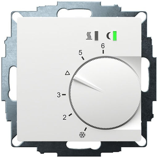 Eberle Controls - Raumthermostat/Uhrenthermostat UP-Raumregler 5-30C AC230V UTE 2500-RAL9016-M55 Ausgang Triac