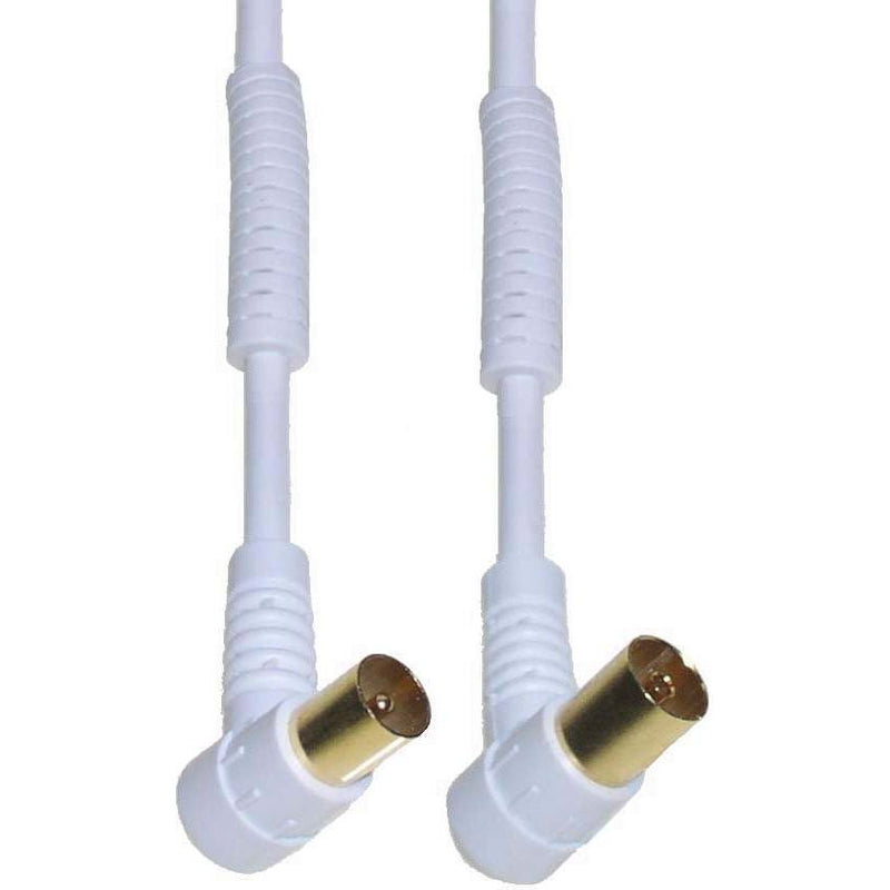 E+P Elektrik - Konfektioniertes Koaxkabel Winkelanschlusskabel HFW 210 G ws 10m