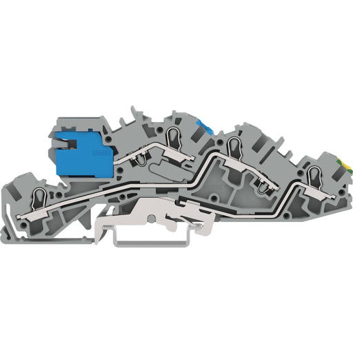 WAGO - Installations-Etagenklemme 2005-7641 NT/L/PE 4/6qmm grau