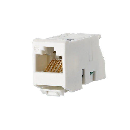 Metz Connect - Modularer Steckverbinder UAE modul Cat.5e 130908-I-B1 weiß − 12 Stück