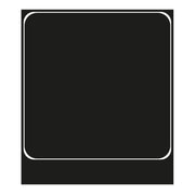 Jung - Dekorelement für Abdeckungen Applikations-Rahmen sw-m CDP 81 SWM
