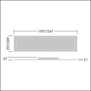 Thorn - Decken - /Wandleuchte LED - Einbauleuchte OP2 3800 - #92914007 4000K