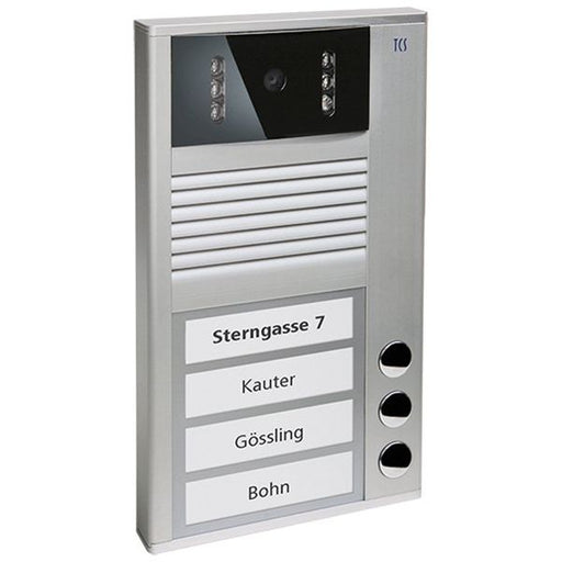TCS Tür Control - Türstation für Türkommunikation Video Außenstation AVC12030-0010 3Tasten 1-reih.AP si − 1 Stück