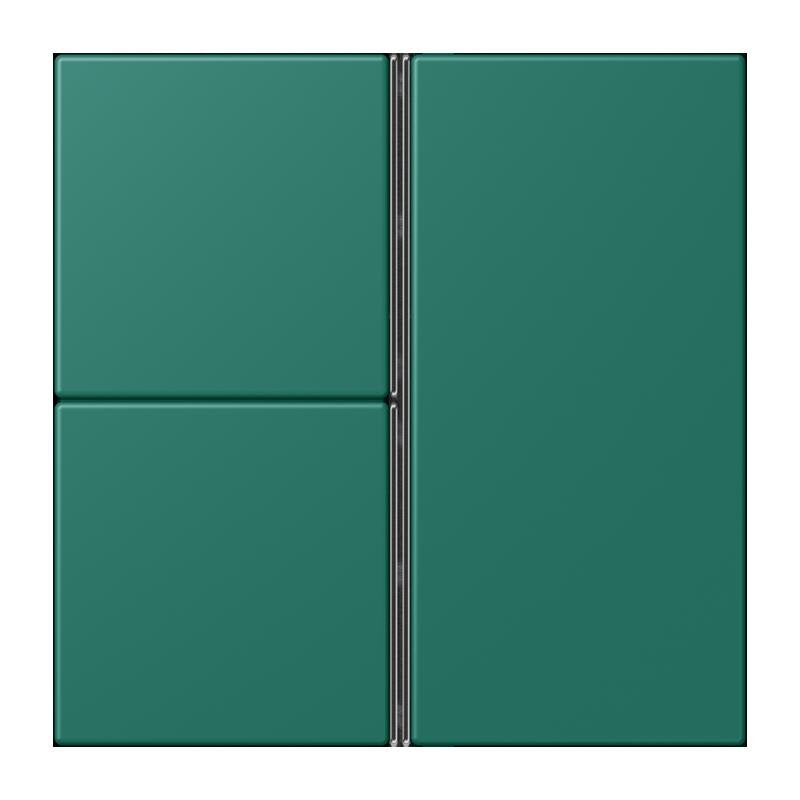 Jung - Abdeckung/Bedienelement für Installationsschalterprogramme Tastensatz 3fach LC 403 TSA 216 vert anglais