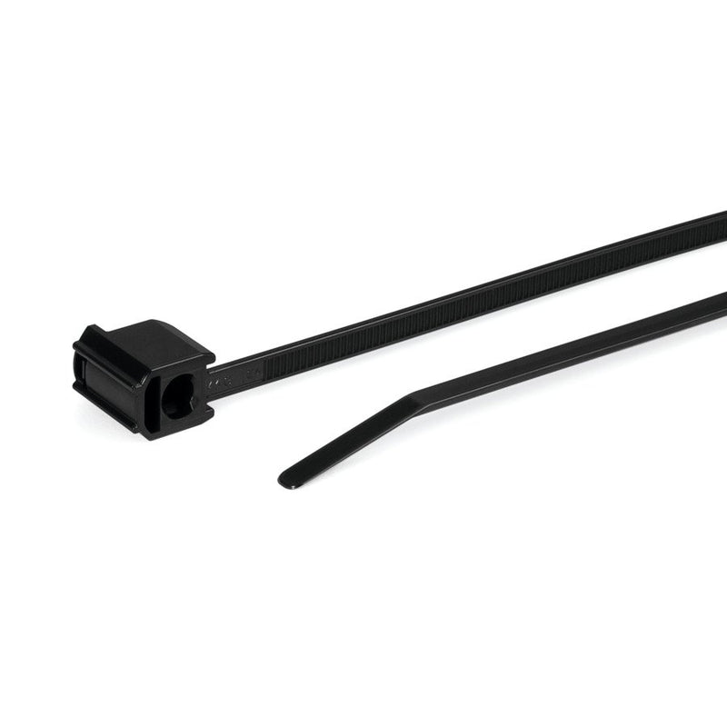 HellermannTyton - Kabelbinder Befestigungsbinder LFC165-2-PA66HS-BK schwarz − 1000 Stück