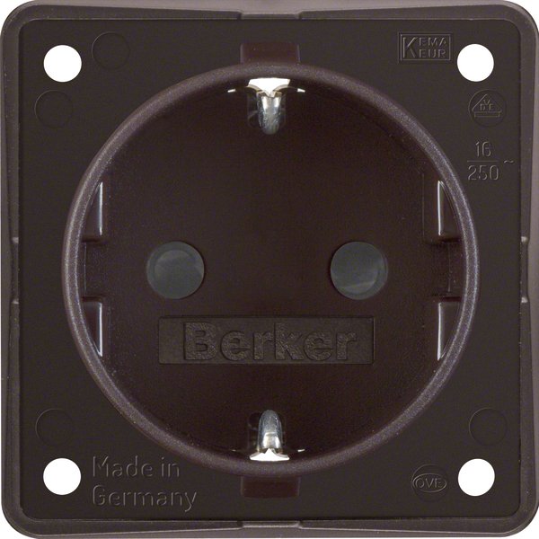 Berker - Steckdose Schuko-Steckd.br 947792501 m.Steckklemmen