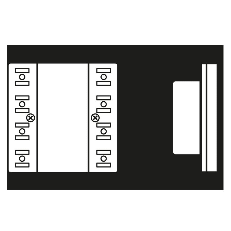 Jung - Bussystem-Tastsensor KNX Tastsensor-Modul 2f LS 52921 ST Universal