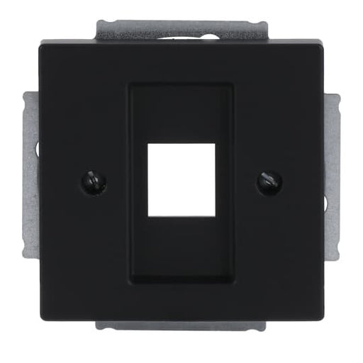 Busch-Jaeger - Einsatz/Abdeckung für Kommunikationstechnik Zentralscheibe schwarz 2561-885 Abdeckung