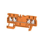 Weidmüller - Durchgangs-Reihenklemme Klemme A4C 1.5 OR PUSH IN, 1.5 mm² − 100 Stück