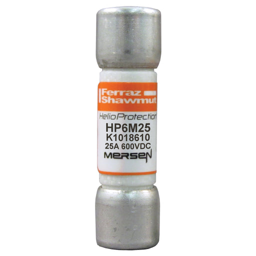 Mersen - Zylindrische Sicherung Sicherungseinsatz zylindr. HP6M25 gPV 10x38 25A − 10 Stück