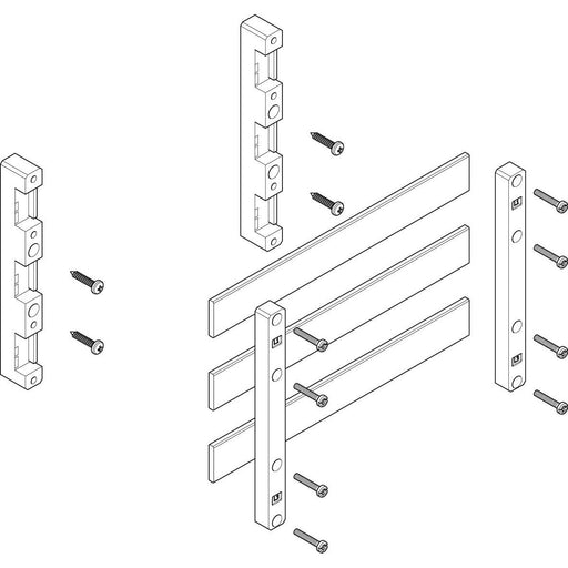 ABN - Verteilerfeld für Installationsverteiler Sammelschienen-Modul MTSC12743 1FB/2RE
