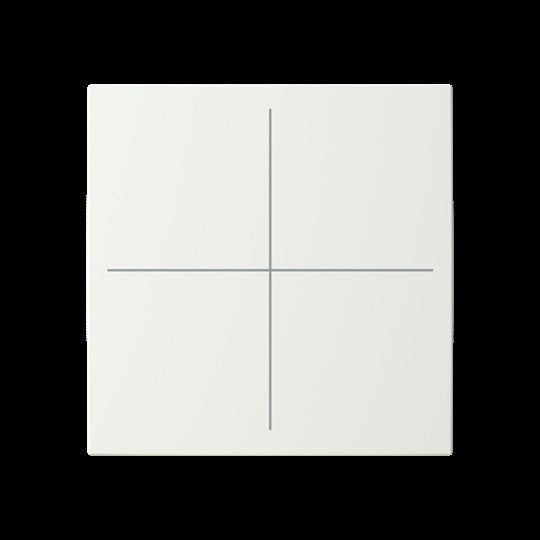 Busch-Jaeger - Bussystem-Tastwippe Abdeckung 4fach LFW/A.4.55.11-914 für Keypad