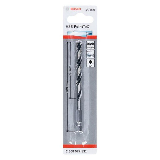 Bosch - Bohrer HSS PointTeQ 2608577531 Sechskantbohrer 7,0