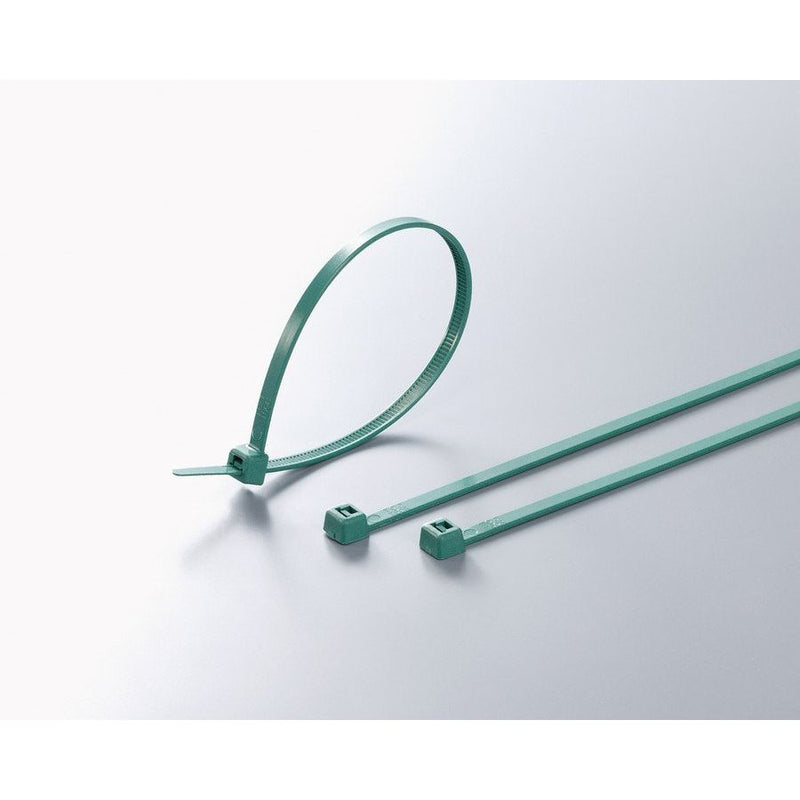 HellermannTyton - Kabelbinder 111-01377(100) 100x2,5 mm, mintgrün − 100 Stück