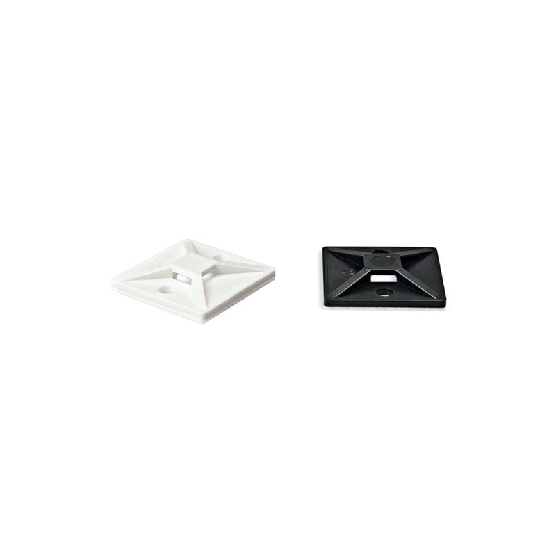 HellermannTyton - Befestigungssockel und -element für Kabelbinder Befestigungssockel MB2AM PA66 BK 500 13x13mm − 500 Stück