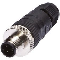 Ipf Electronic - Rundsteckverbinder, feldkonfektionierbar (Industriesteckverbinder) Kabeldose M12 VK003028 4pol.,gerade
